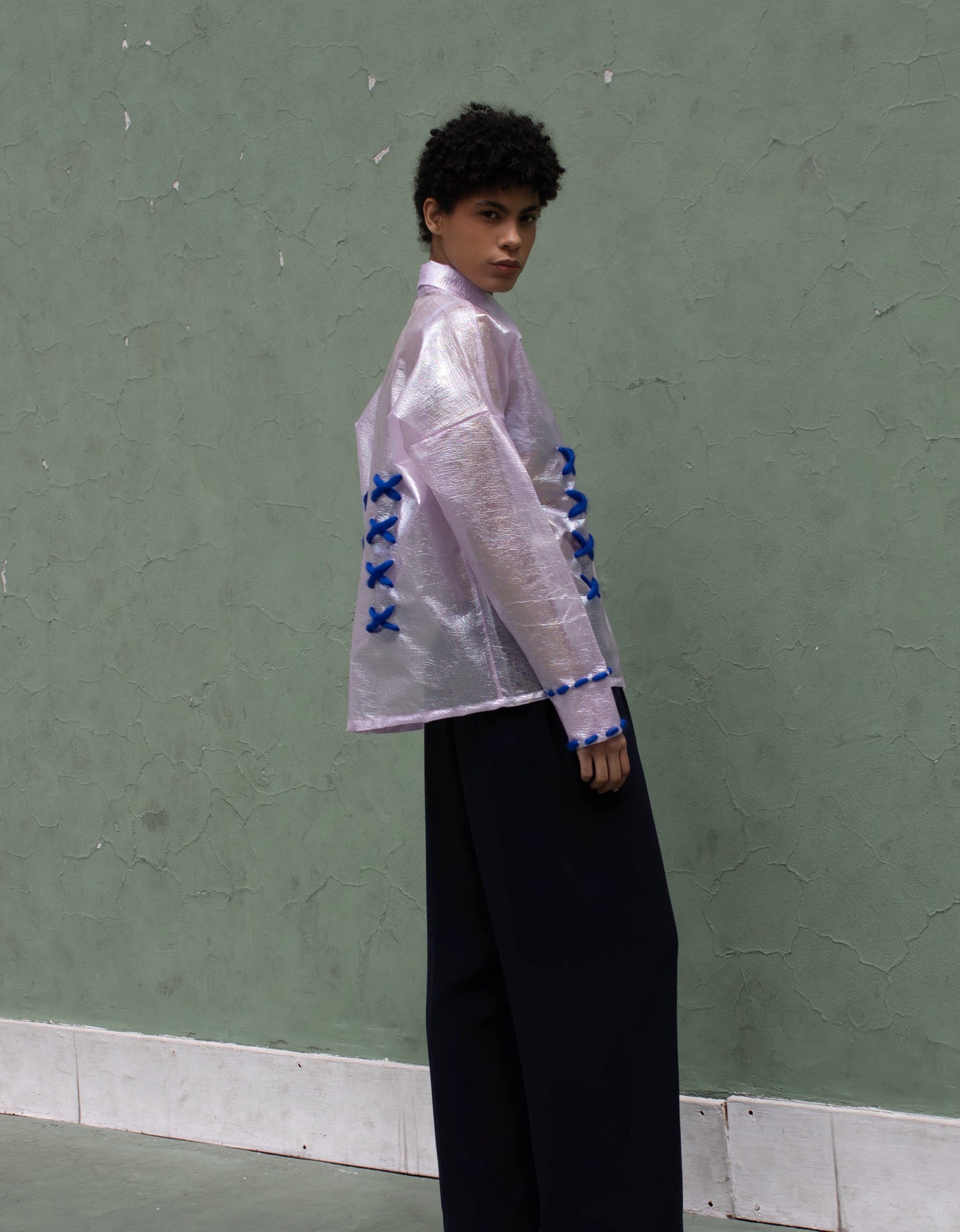 Heritage Blouse Azul