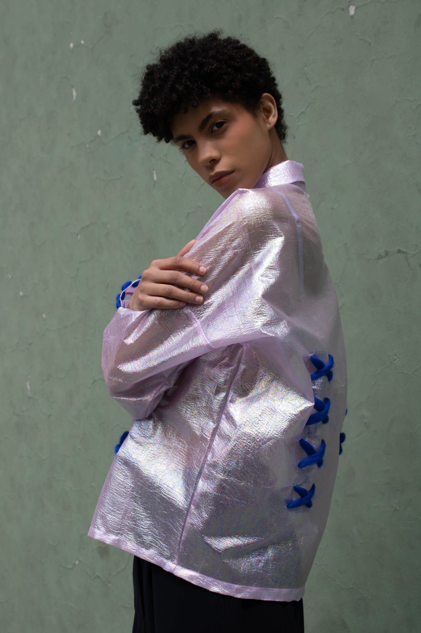 Heritage Blouse Azul