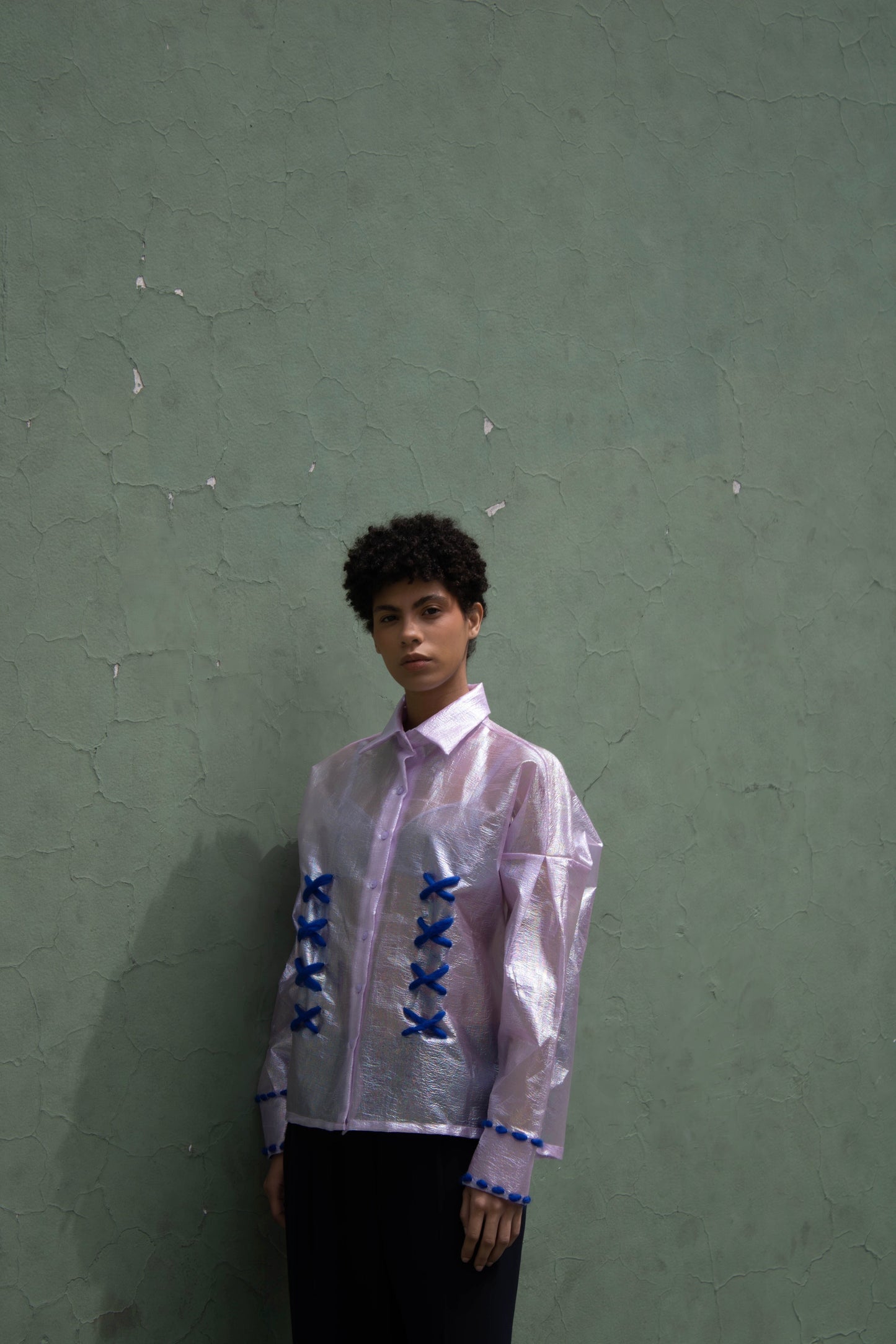 Heritage Blouse Azul