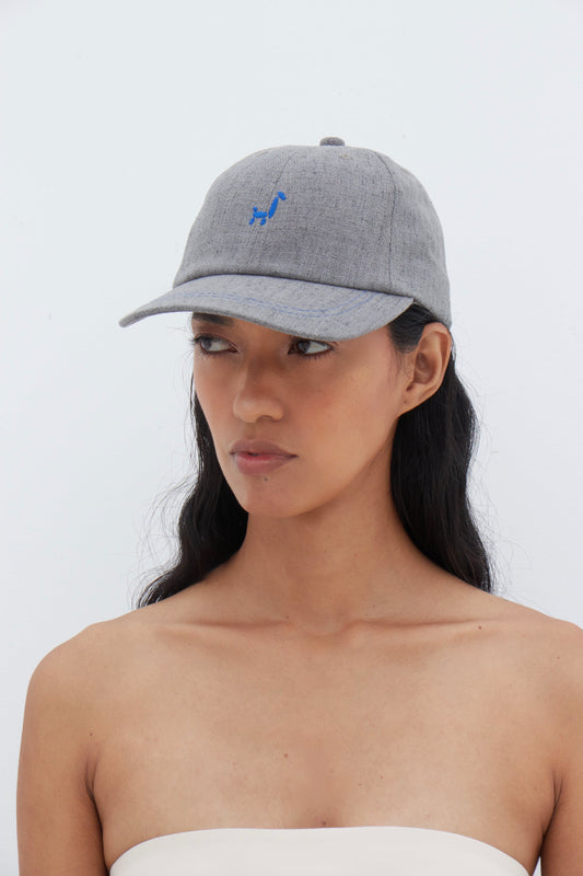 Lino grey cap